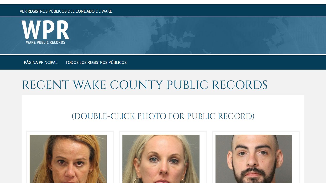 Recent Wake County Public Records